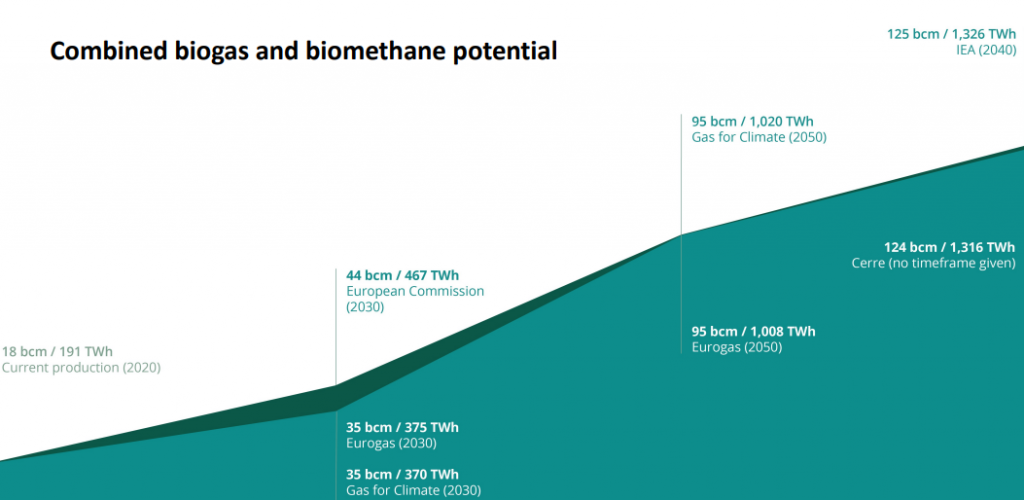 Biomethane acceptance